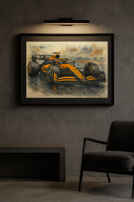 McLaren Formula 1 Watercolour Artwork – Digital Download