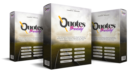 Quotes Buddy – Ready-to-Post Quotes (PLR & MRR Rights Included)