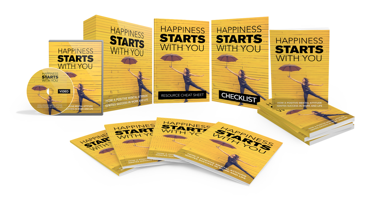 Happiness Starts With You eBook & Video - PLR/MRR Resell Rights included