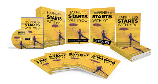 Happiness Starts With You eBook & Video - PLR/MRR Resell Rights included