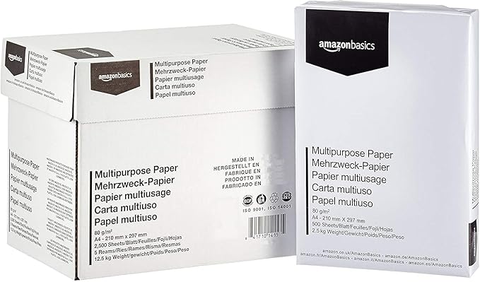 Print Your Templates & Journals with Ease: Why Amazon Basics Printer Paper is the Best Choice